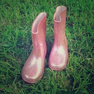 Pink Glitter Rain Boots from Children's Place